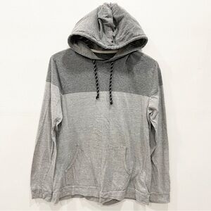 Hudson & Barrow NYC Hoodie Sweatshirt Grey Colorblock Medium Men’s